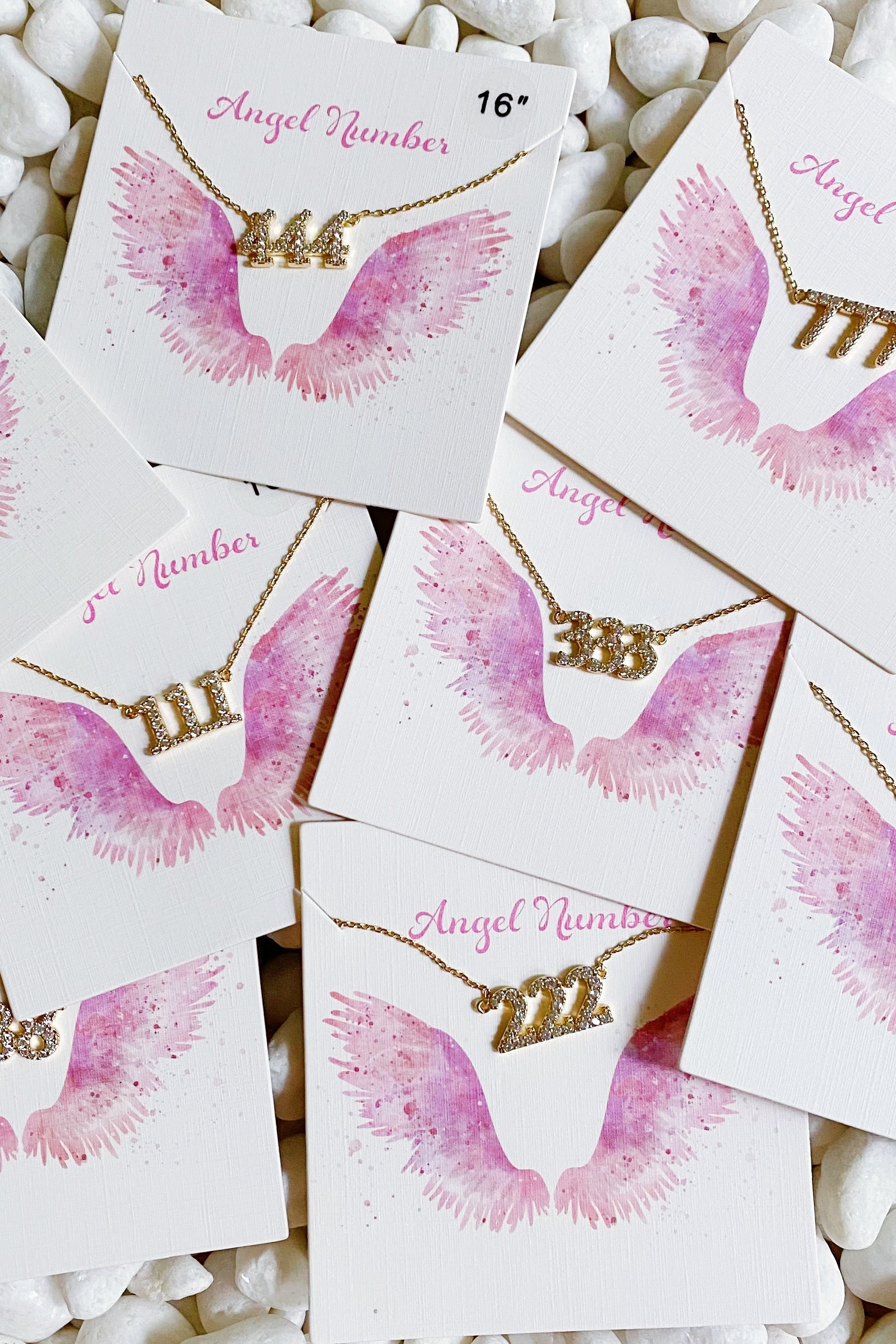 Dainty Angel Number Necklace