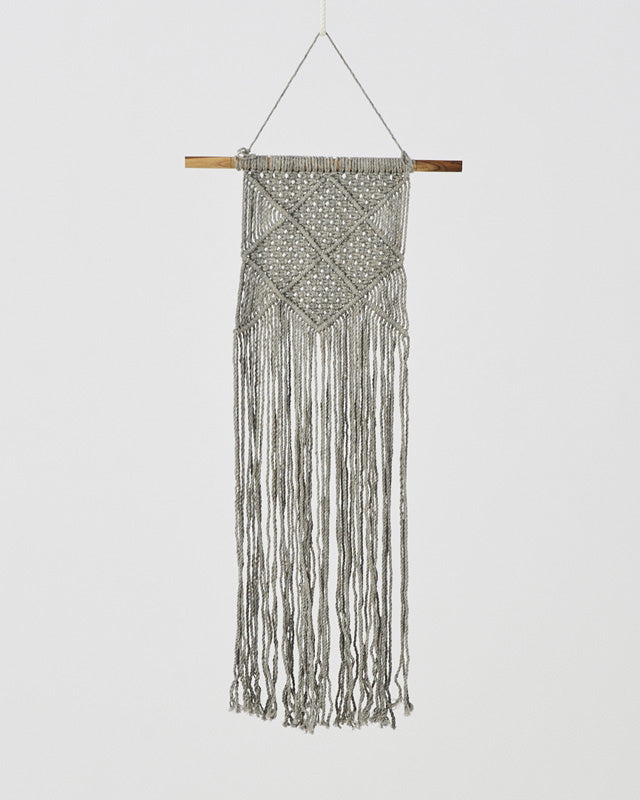 Granada Macrame Wall Hang | Gray