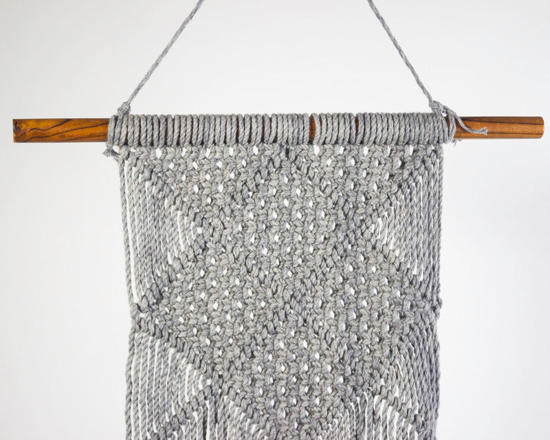 Granada Macrame Wall Hang | Gray