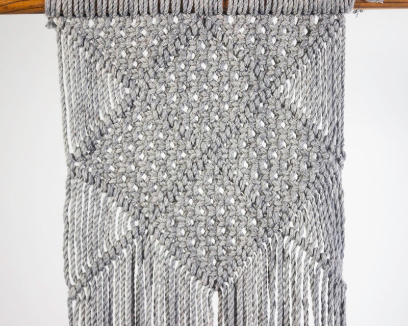 Granada Macrame Wall Hang | Gray