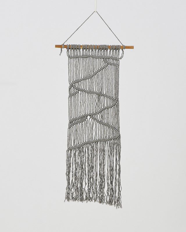 Masaya Macrame Wall Hang | Gray