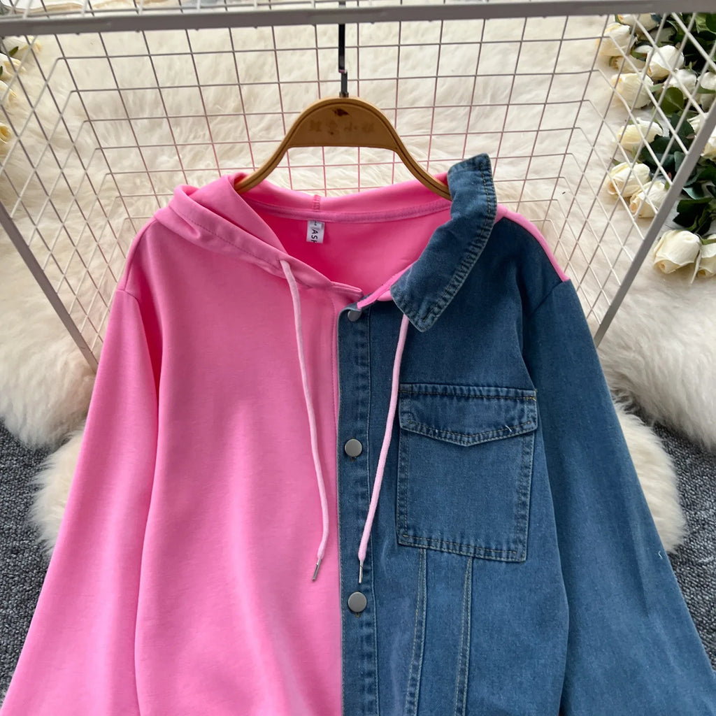 Casual Hoodie Top + Wide Leg Pant - Two-Piece Set